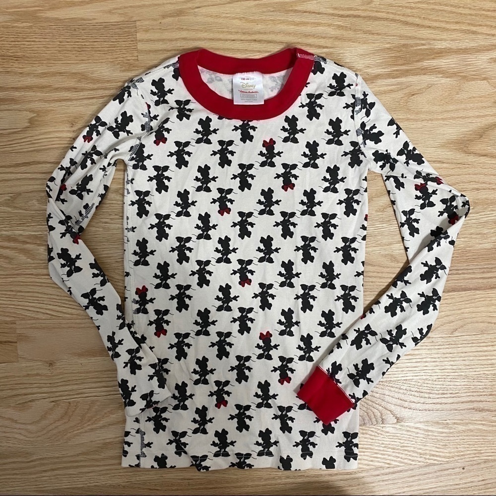 Hanna Andersson Minnie Mouse Organic Cotton Top Sz 12 Girls Kids